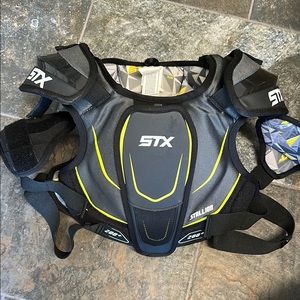 Black and Yellow Sports Protector KIDS 
LACROSSE